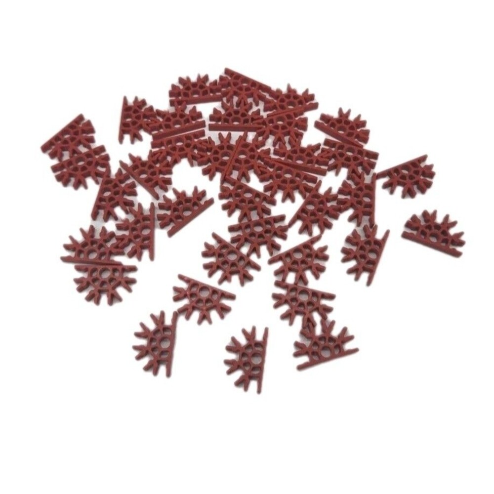 K'nex Lot of 35 Red 5-way Connectors Micro KNEX Replacement Parts Pieces #509062